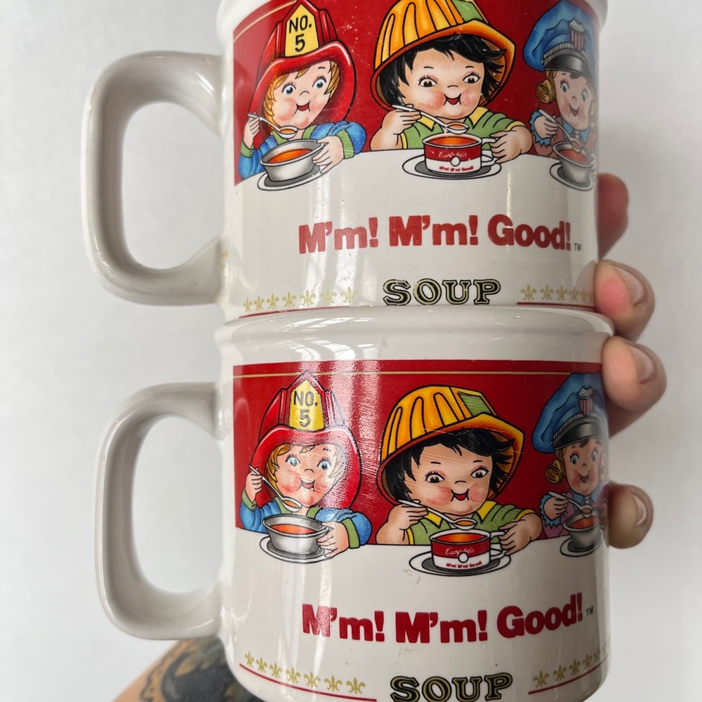3/$30 🌟 SET Campbell's Soup Vintage Mugs - Picture 5 of 8